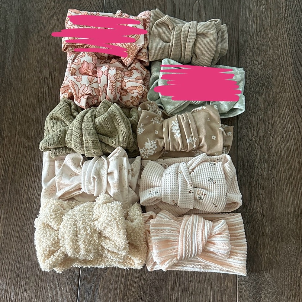Little and Fern top knot bundle